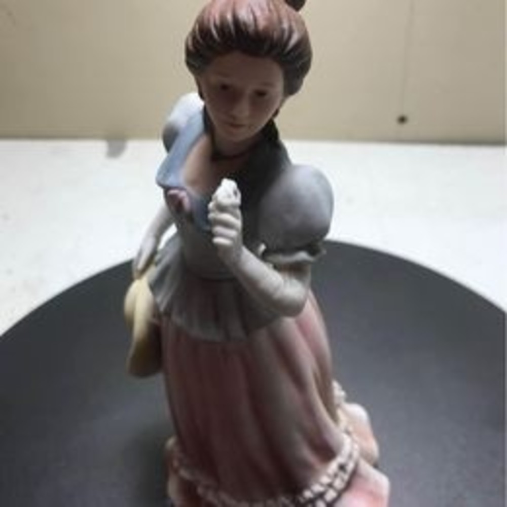 Vintage HOMCO Lady Camille Victorian Porcelain Figurine #1452